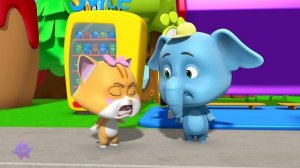 Мультик про кошечку и слонёнка. Детские мультфильмы, весёлые мультики