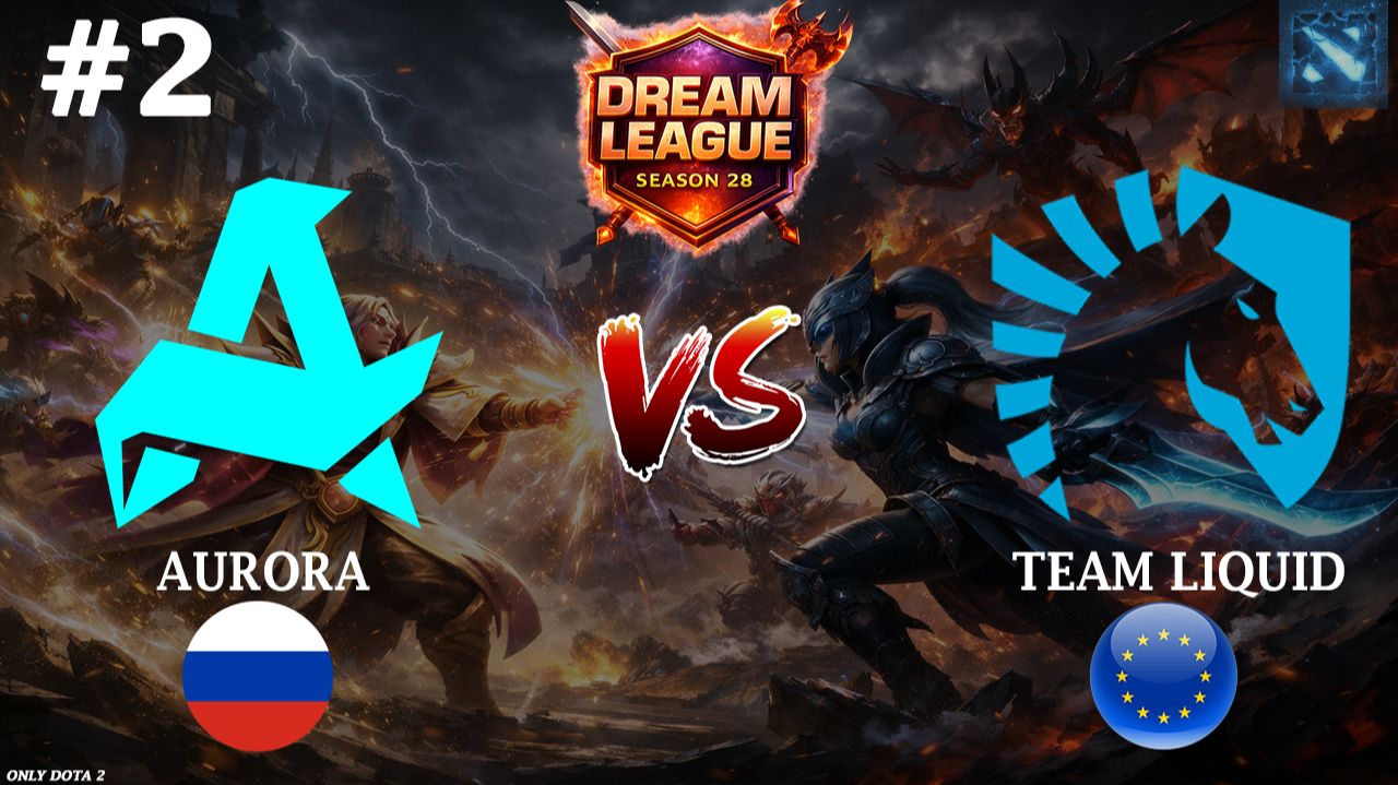 ЗОЛОТЫЕ КУПОЛА ДУШУ РАДУЮТ | Aurora vs Liquid #2 (BO3) DL S28 смотреть онлайн