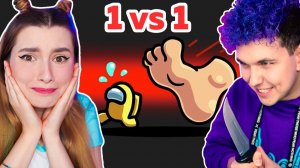 AMONG US режим *ГОЛОДНЫЕ ИГРЫ*  @meels_play