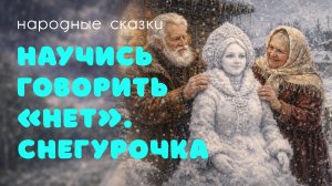 Снегурочка. Русская народная сказка. Красивый художественный мультик.