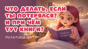 Луна, дорога и книга. Что делать, если ты потерялся. Познавательный мультфильм для развития ребёнка.