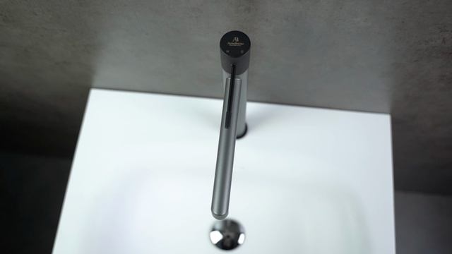 Смеситель для раковины AltroBagno Intento AltroBagnoIntento010216GrNe черный матовыйсерый