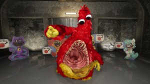 Все Анимации 3д модели Чам Чомпкинс  - Poppy Playtime Глава 5