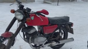 Двигатель Ява 350/634 тест 24.02.2026 после ремонта (г. Бийск, Алтайский край)