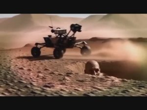 Марсоход случайно обнаружил жизнь на Марсе A Mars rover accidentally discovered life on Mars.