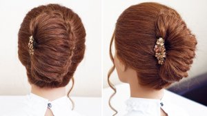 ПРИЧЕСКА НА ПРАЗДНИК или ВЕЧЕРИНКУ | Пышная РАКУШКА ПЛЕТЕНИЕМ без валика