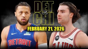 22.02.2026 | ОБЗОР МАТЧА | Чикаго Буллз - Детройт Пистонс | Highlights