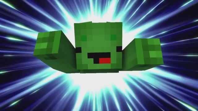 Майки и Джей Джей  нашли портал. Minecraft