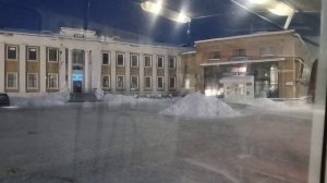 Променад по вечерней Ухте на ретро автобусе ЛиАЗ 677, ч.3