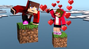 ДЖЕЙ ДЖЕЙ ВЛЮБИЛСЯ НА ОДНОМ БЛОКЕ - МУЛЬТИКИ ПРО МАЙНКРАФТ