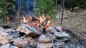 Берег в сумерках: озеро Уфимское от заката до рассвета — Урал!