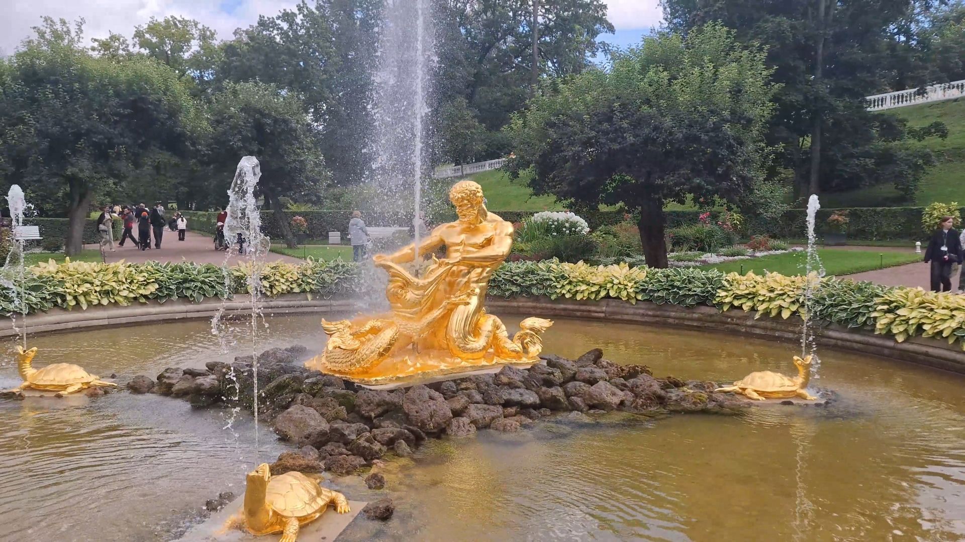 Парки Петергофа⛲🦢🦆🐢🌊🗿🏞🌲🌳🏛👑️