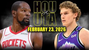 24.02.2026 | ОБЗОР МАТЧА | Хьюстон Рокетс - Юта Джаз | Highlights