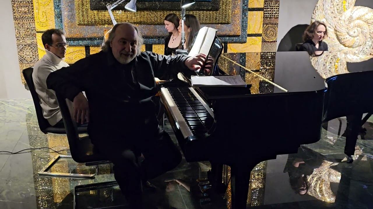 Bach Choral Es ist genug; Art of Fugue BWV1080 Contrapunctus 1-8. Mikhail Arkadev, Altana Erdinieva смотреть онлайн