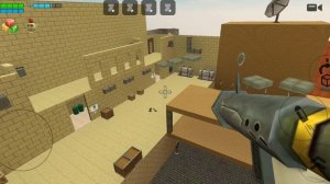 паркур в chicken gun