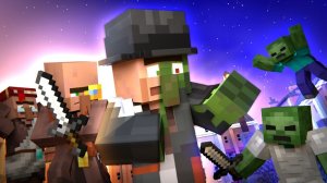 ЗОМБИ АРМИЯ ПРОТИВ ГОРОДА ЖИТЕЛЕЙ - МУЛЬТИКИ ПРО МАЙНКРАФТ