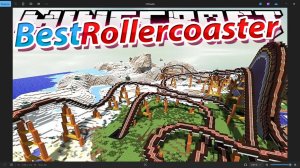 строю американские горки в майнкрафт! 3 часть