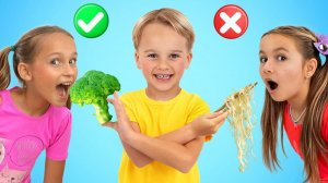 Дети узнают как важно правильно питаться!