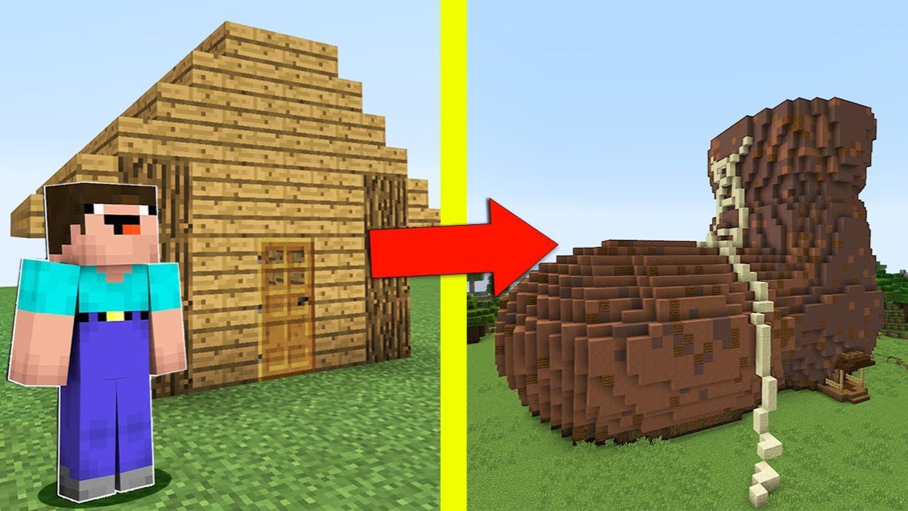 ДОМ НУБА ПРЕВРАТИЛСЯ В БОТИНОК МАЙНКРАФТ ! НУБИК И ТРОЛЛИНГ ЛОВУШКА В MINECRAFT Дак Плей смотреть онлайн