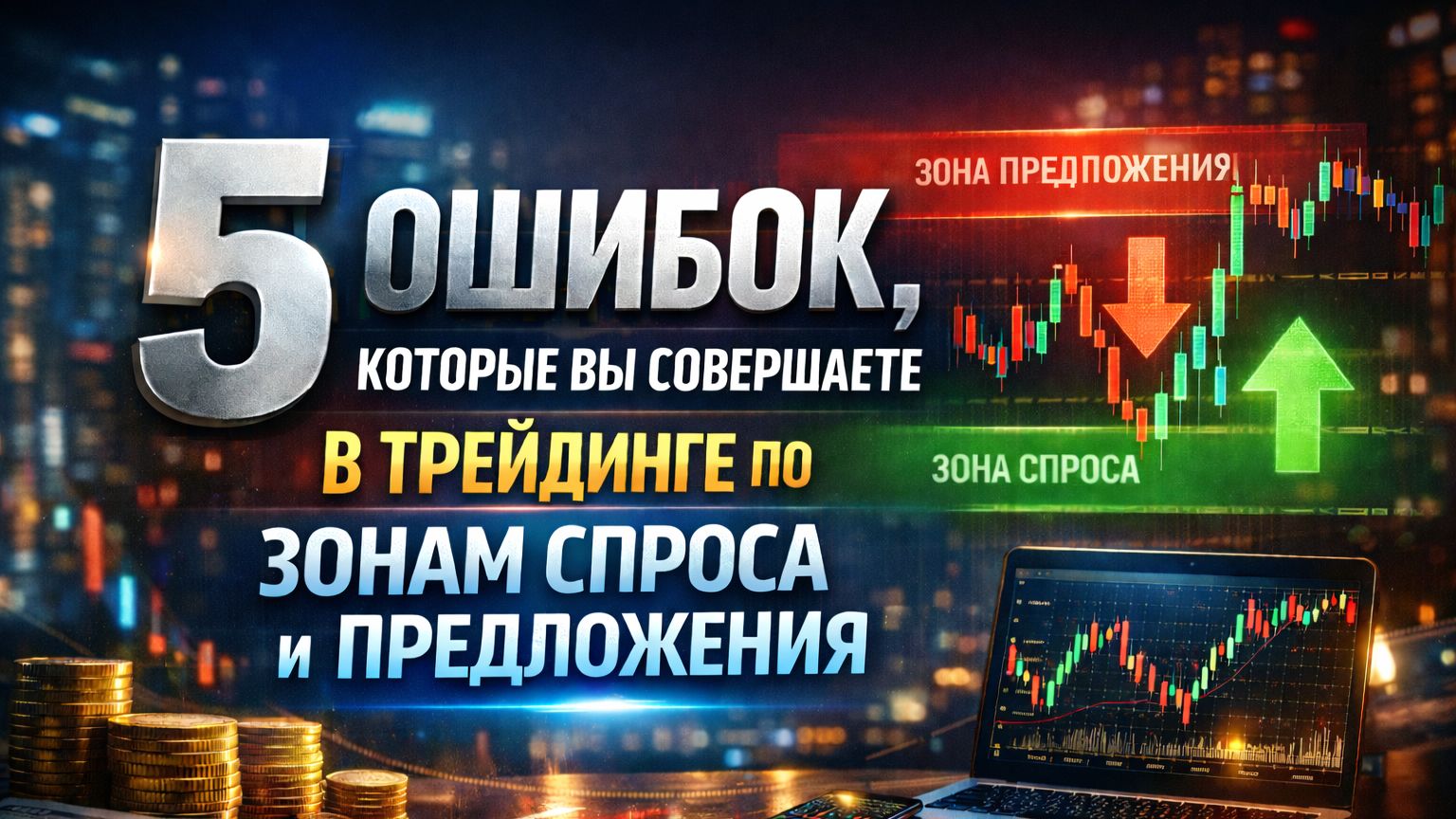 5 ошибок, которые вы совершаете в трейдинге по зонам спроса и предложения