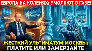 СЦЕНАРИЙ ТЕНЕВОЙ ГАЗОВЫЙ УЛЬТИМАТУМ СРАБОТАЛ! ЕВРОПА ПРОСИТ ПОЩАДЫ: «МЫ ЗАМЕРЗАЕМ БЕЗ РОССИИ!