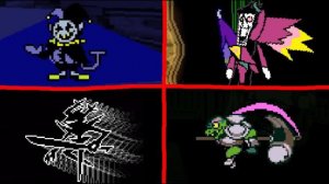NO HITTING Deltarune Secret Bosses [Chapters 1-4]