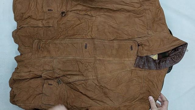 Куртки мужские кожаные  секонд оптом 7 пак