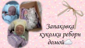 Запаковка куколки реборн домой☁️