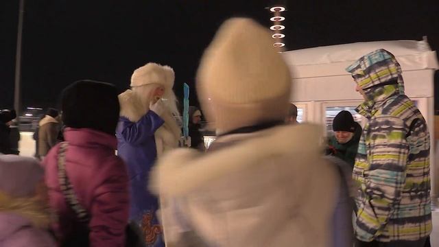 В квартале Архангела Михаила снежный городок Энергия РМК смотреть онлайн