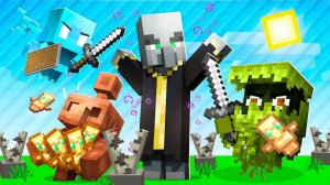 😨 Майнкрафт но Эллей, Медный голем и Светлячок нашли СОКРОВИЩЕ в БАРЬЕРЕ!