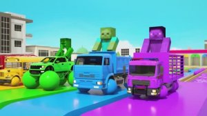 Учится весело! Весёлые яйца, Весёлые машинки — детские стишки и песенки