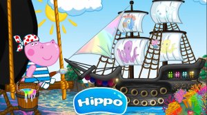 Гиппо ➤ Сказки Для Детей ➤ Черный Флаг и Белоснежный Череп