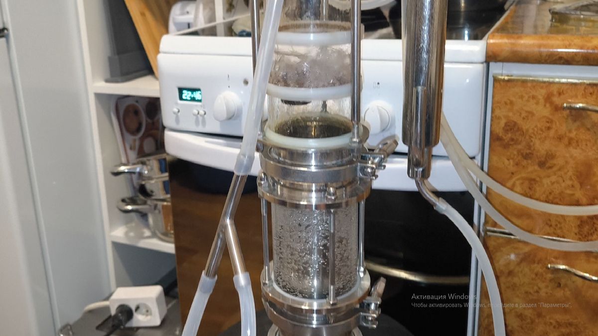 Коньяк из концентрата на тарелках Domspirt 2