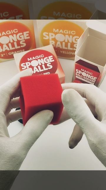 Magic Color Changing Sponge Balls to Square by Murphy's Magic