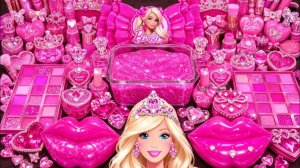 АСМР Слайм 💖Барби Слайм💖 Розовый Слайм и блестки