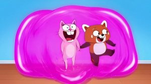 "Прыгала так сильно, что сломала пол! 🍮🐈"