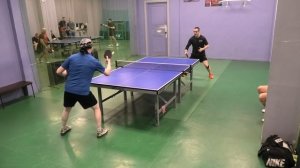 Первая С ! Дегтерев А. (329) - Горшечников В. (506) 21.02 настольный теннис Клубный Чемпионат СПб