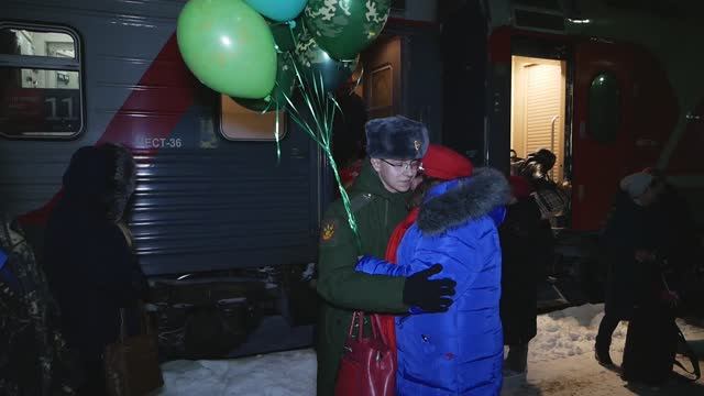 Дембель любимого сына.