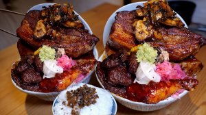 150 кг мяса распродают КАЖДЫЙ день! Огромная миска риса с мясом