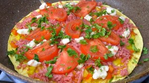 Самая быстрая пицца. Готовлю на завтрак или ужин.