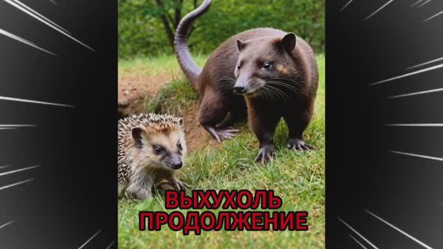 Выхухоль продолжение  