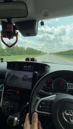 Принцип работы камеры обгона AHD 25мм на Toyota Roomy