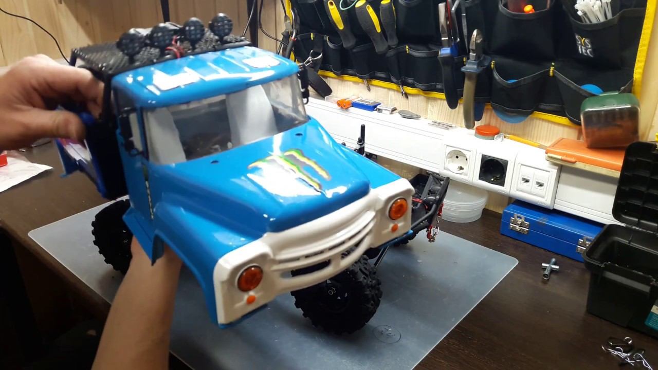 ЗИЛ 130 RC Trophy Remo Hobby. Из игрушки в трофи. Часть 2