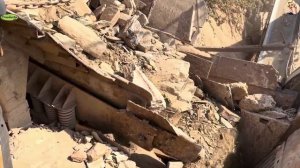 Строительство, дробление щебёнки