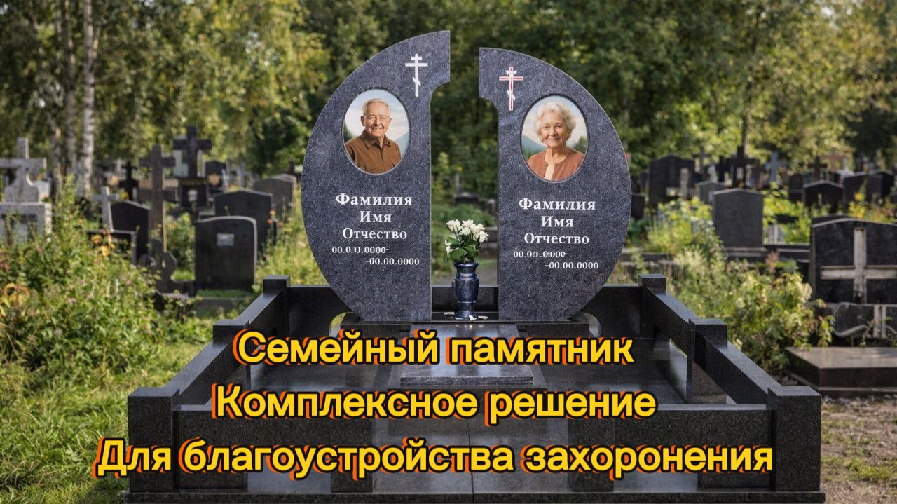 СЕМЕЙНЫЙ ПАМЯТНИК - ВСЁ ПОД КЛЮЧ.