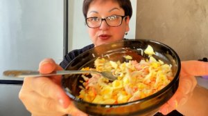 Салат из морепродуктов 👍почти МОРСКОЙ КОКТЕЙЛЬ!  ЕМ и ХУДЕЮ!!