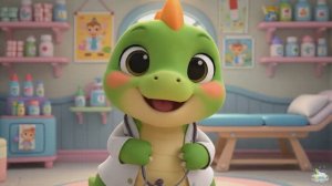 Доктор Тоша — песенка для малышей про врача | Динозаврик Тоша