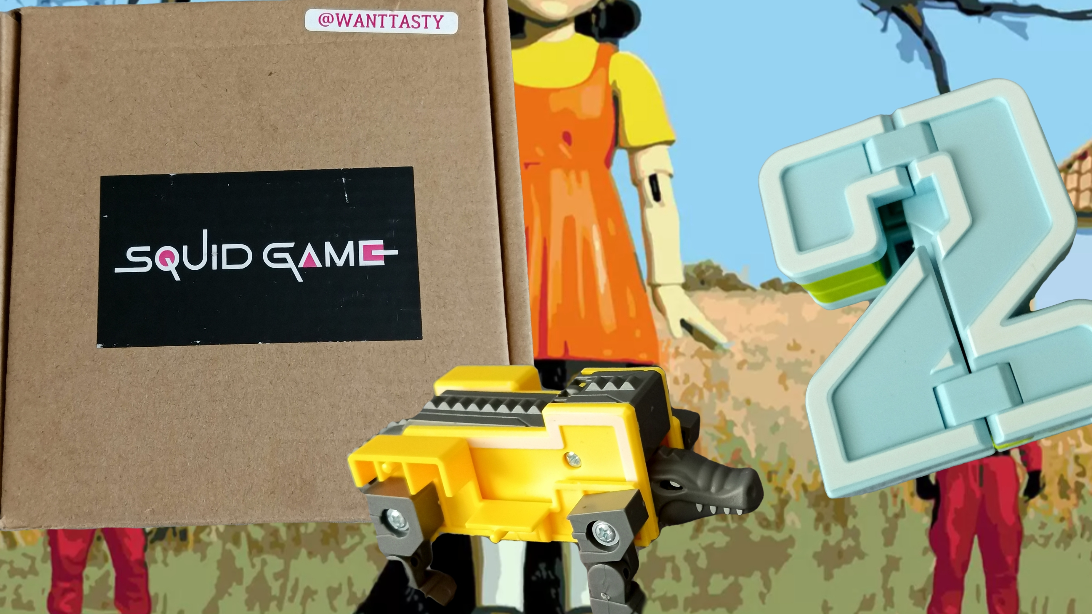 распаковка игр из сериала игра в кальмара👍