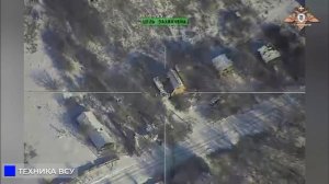 Метким ударом «Ланцета» уничтожена КШМ ВСУ