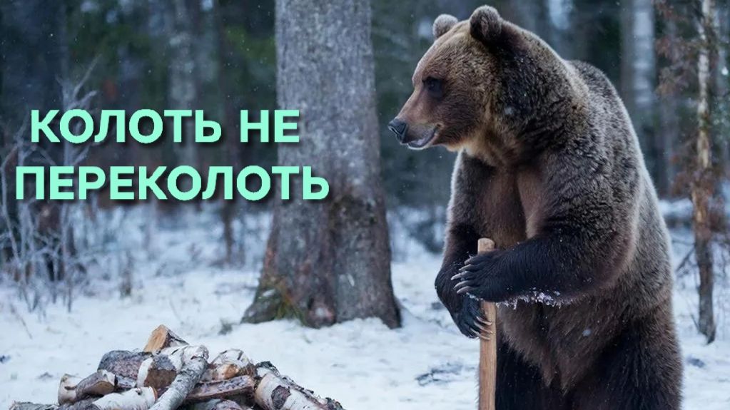 Жизнь в деревне Когда лучше всего колоть дрова